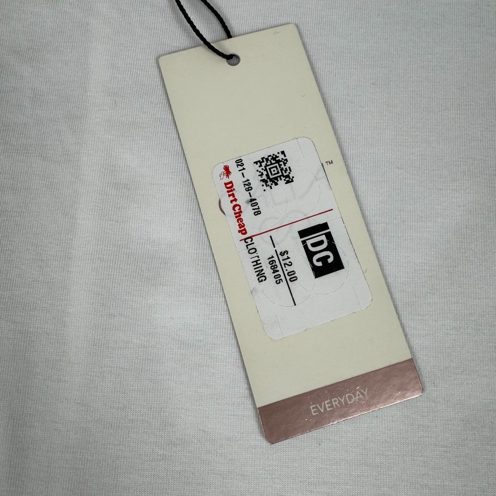 CALIA Everyday Shirttail Tank Pure White Womens Plus 1X - Picture 3 of 12